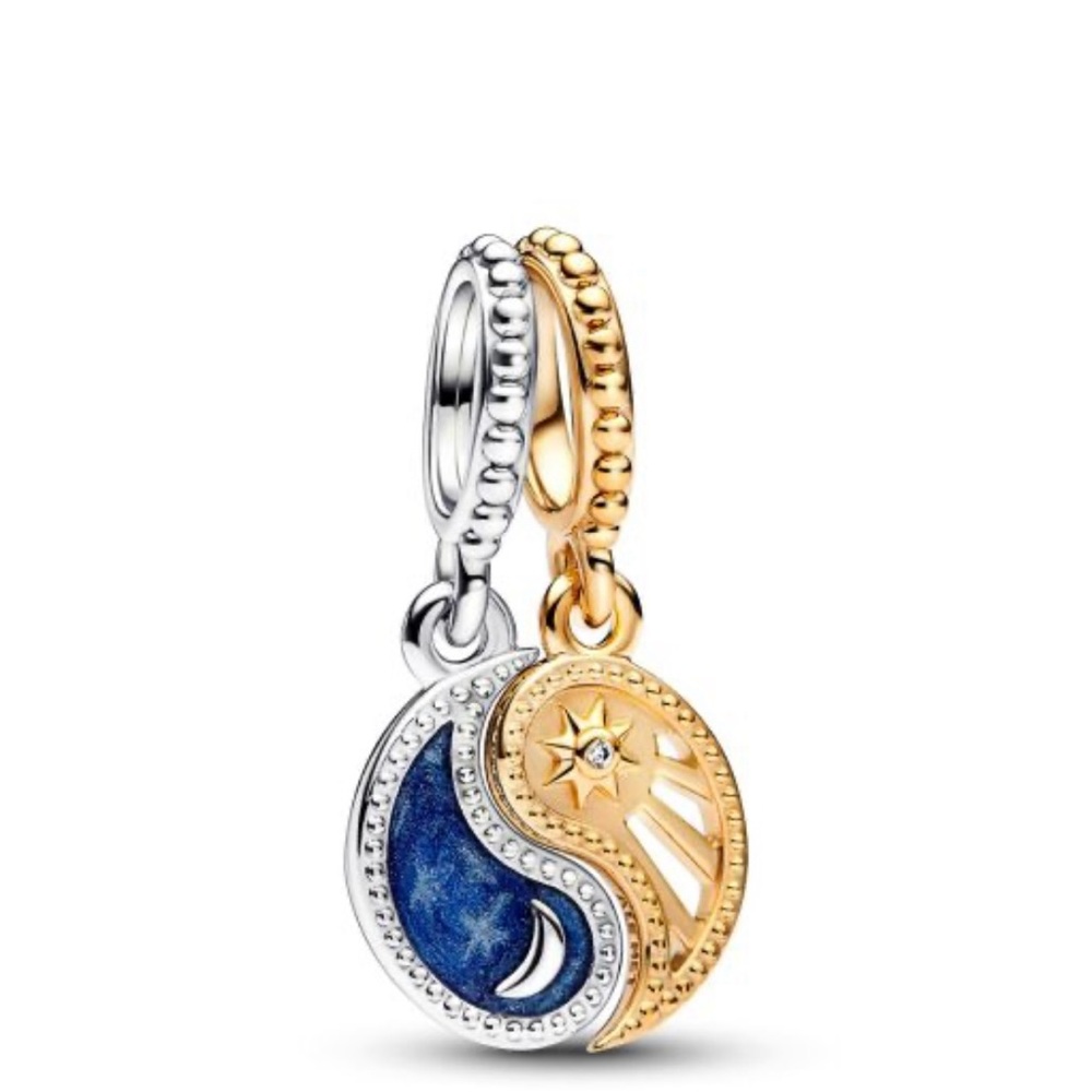 Pandora Gold and Silver Yin Yang Charm